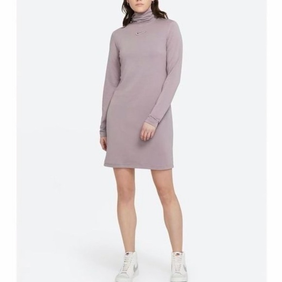 Nike Dresses & Skirts - Nike Women's Purple Smoke Dress Sportswear Swoosh